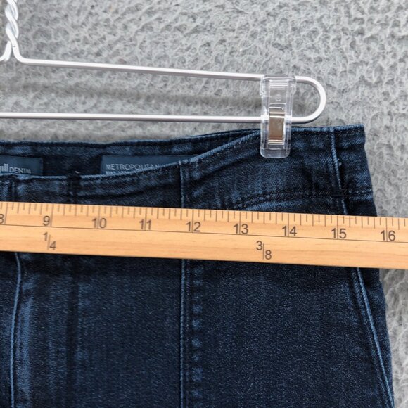 J Jill Jeans Womens 6 Blue Dark Wash Denim Metropolitan Full Leg Straight Casual - Picture 5 of 13
